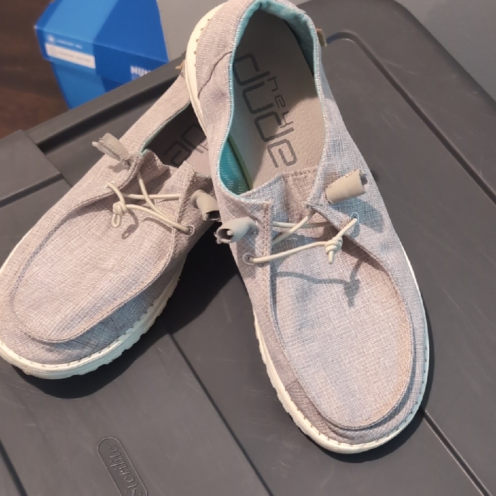 Hey Dude Light Gray Casual Shoes